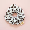 Scrunchie - Brown Polka Dots