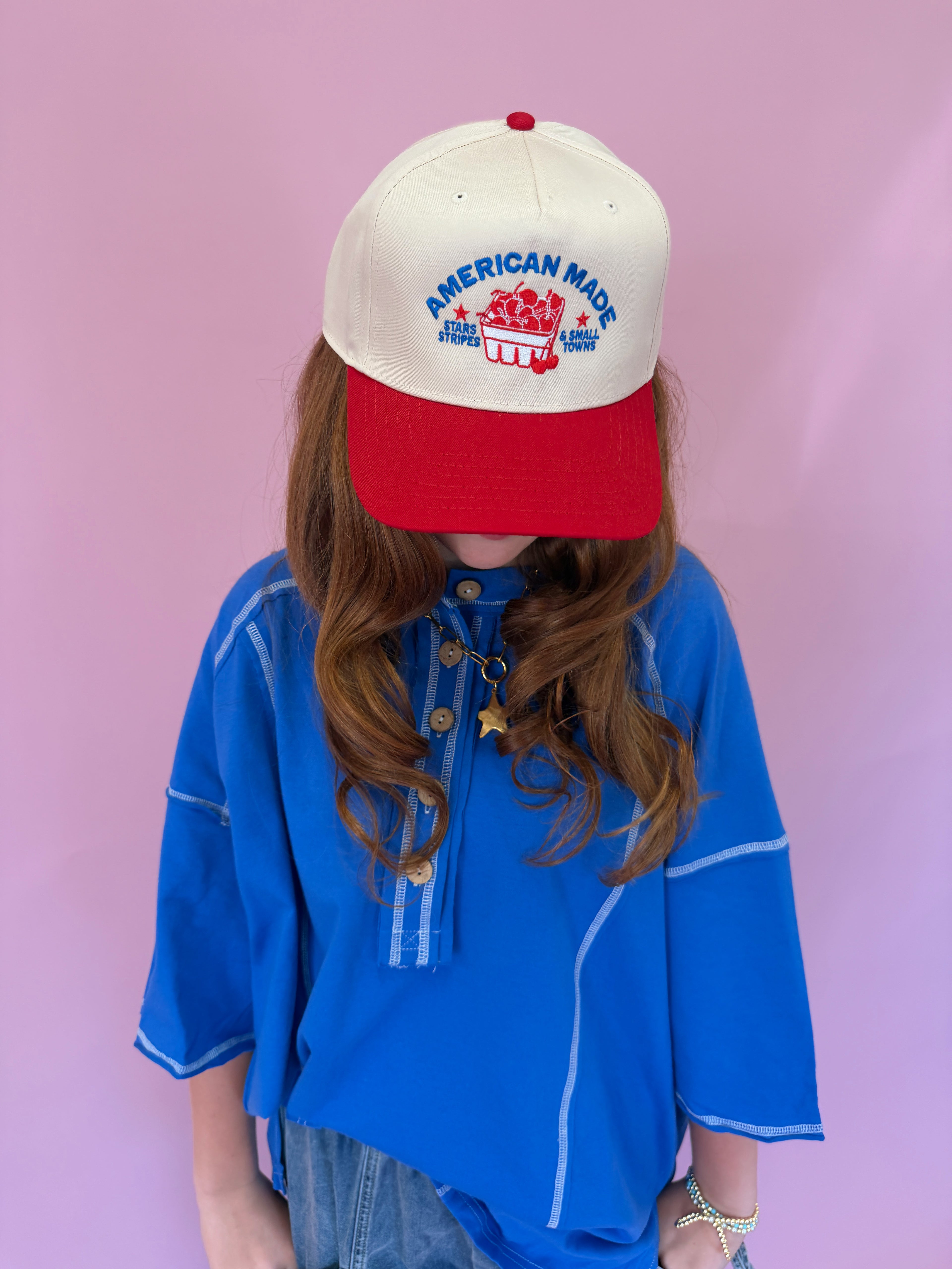 American Made Stars Stripes & Small Towns- 4th of July Hat