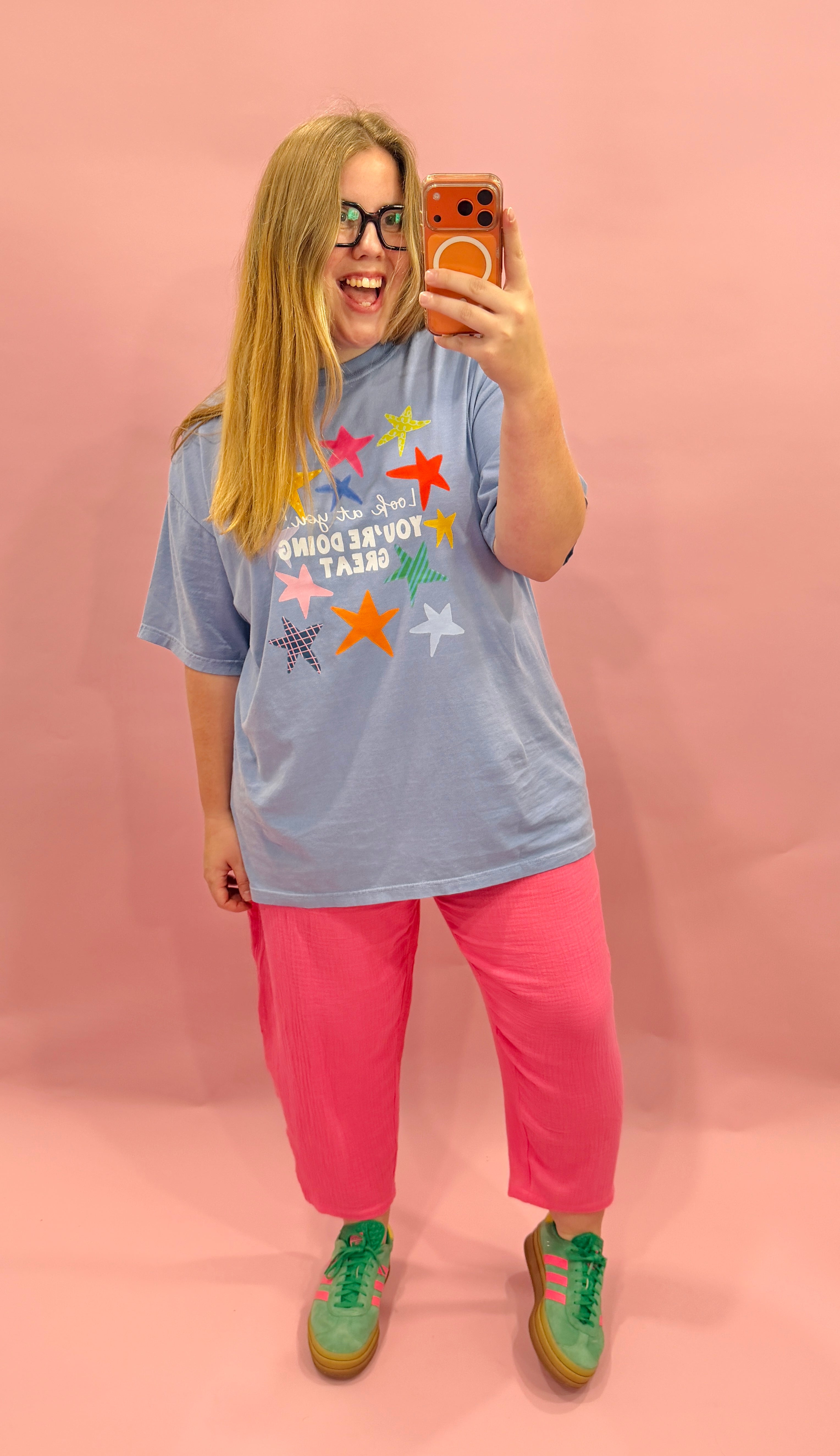 Cotton Gauze Relaxed Pull-on Pants