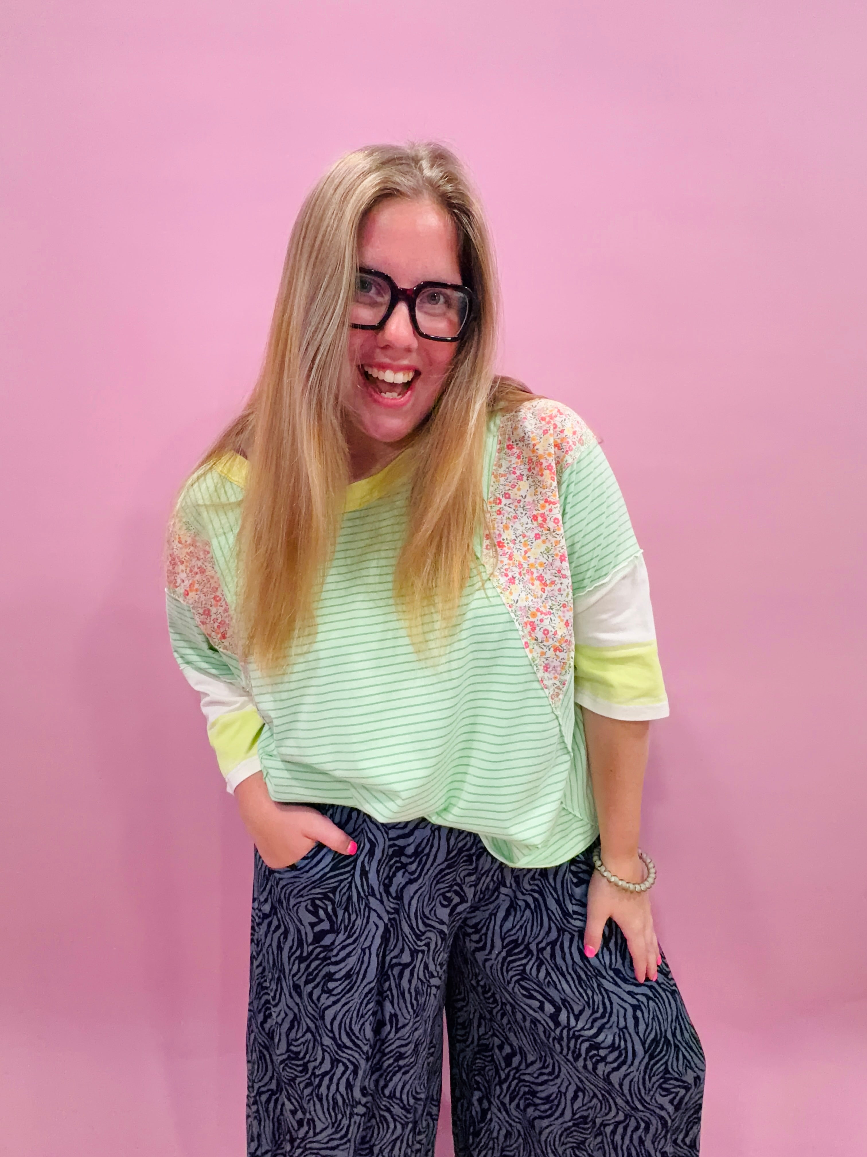 Blooming in Stripes Tee