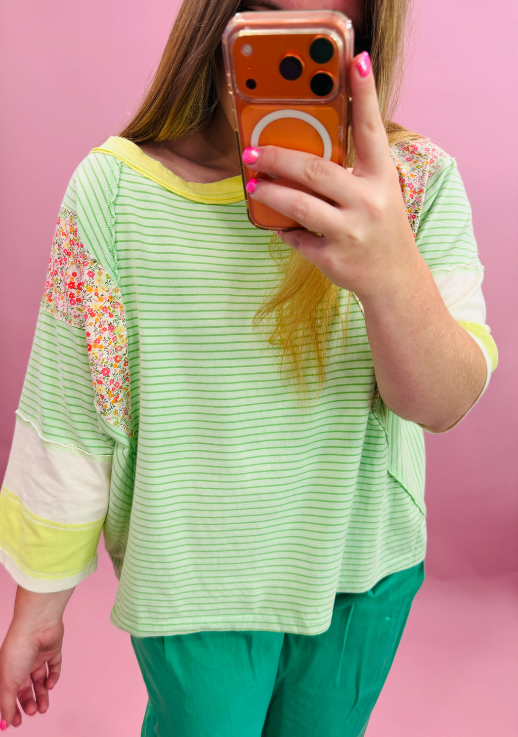 Blooming in Stripes Tee