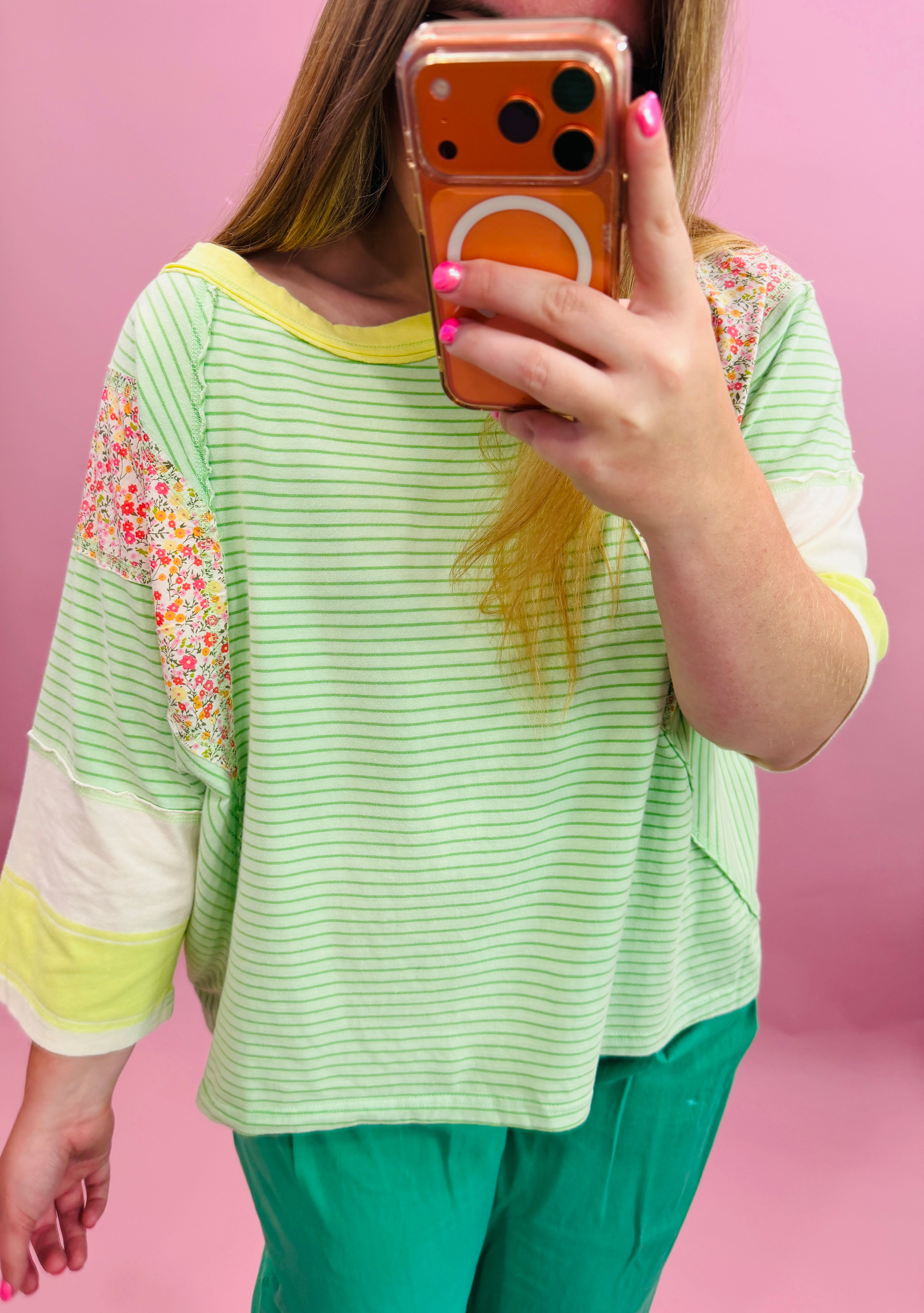 Blooming in Stripes Tee