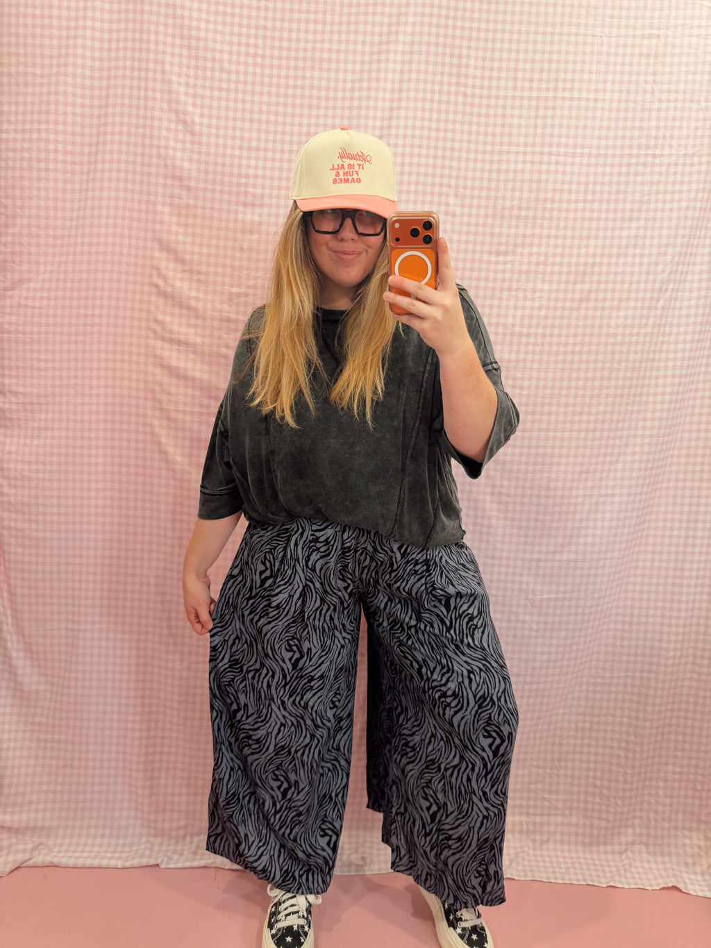 Mineral Washed Boxy Oversized Top