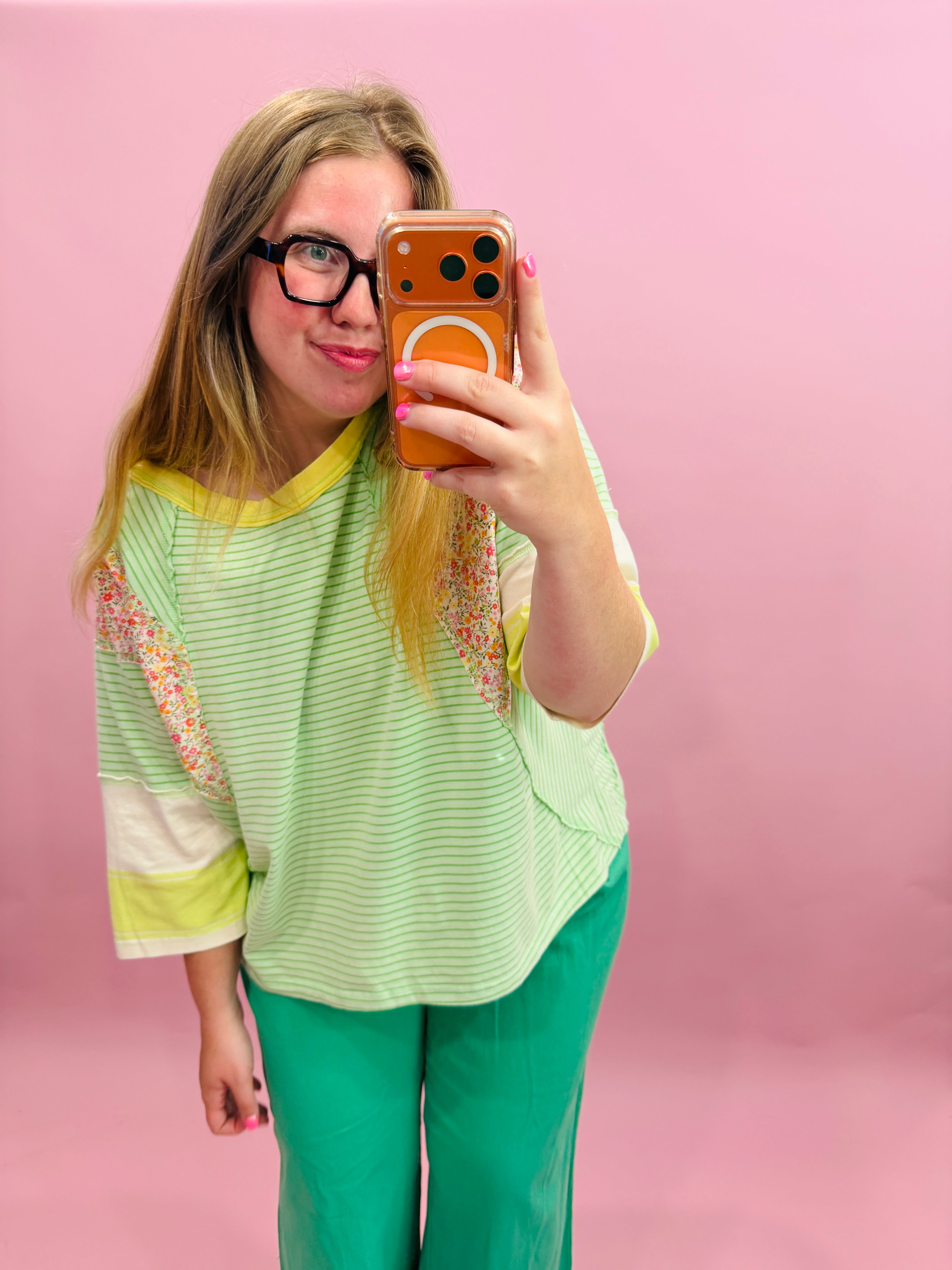Blooming in Stripes Tee