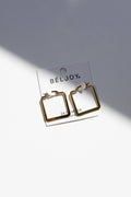 Eudora Square Hoop Earrings