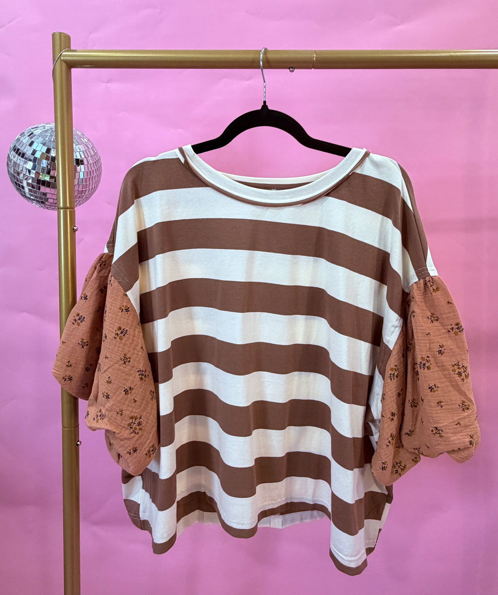 Bold Striped Knit Top