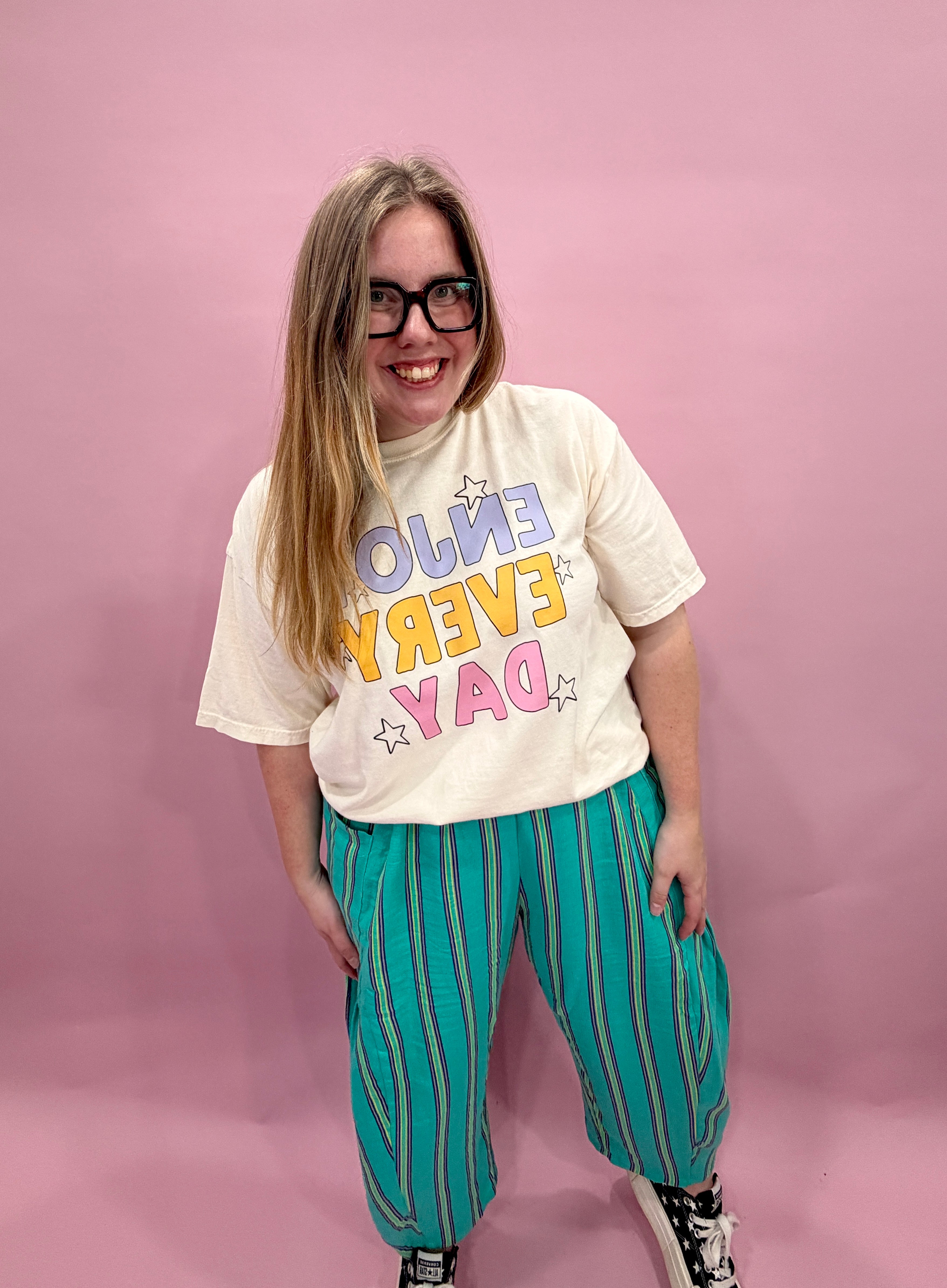 Bubblegum Barrel Pants