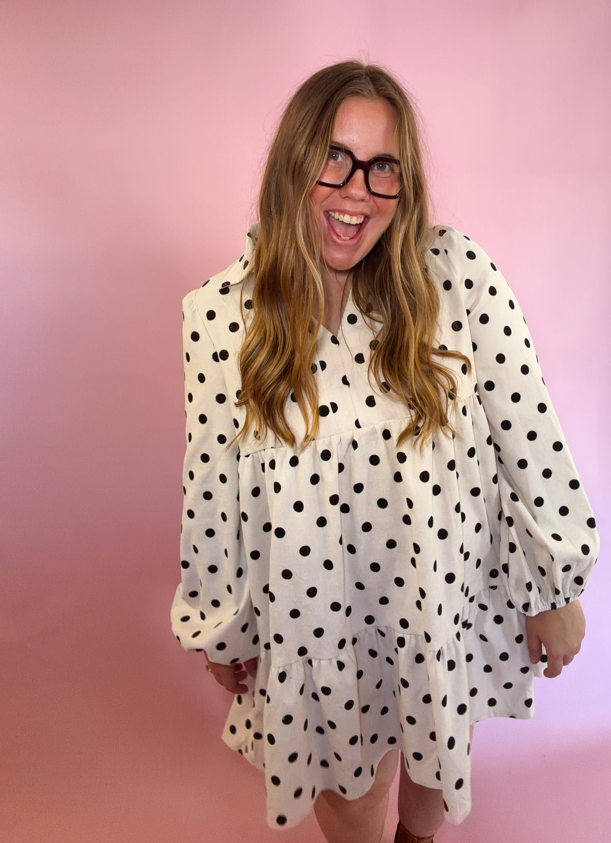 Pretty in Polka Dots Dress