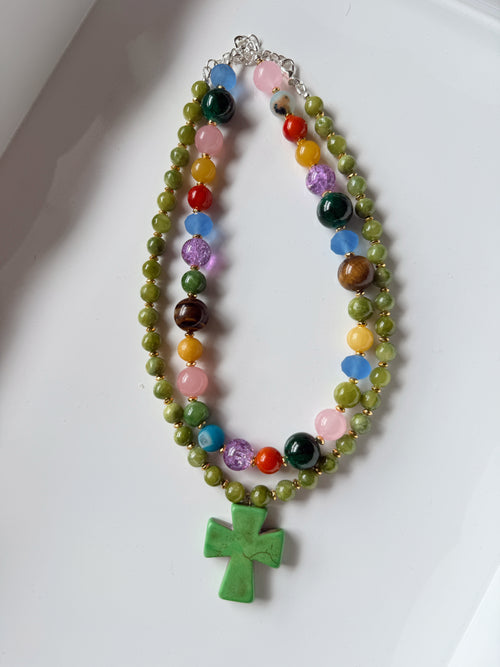 bright side beads necklace