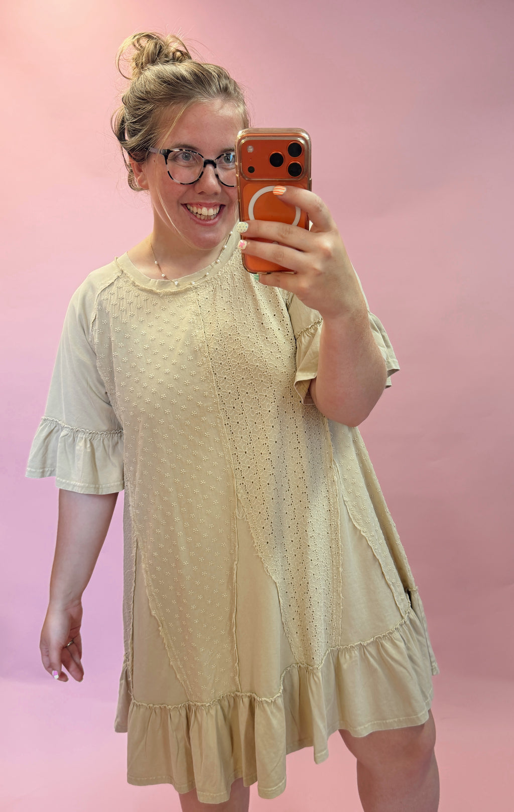 Sandy Shores Eyelet Dress