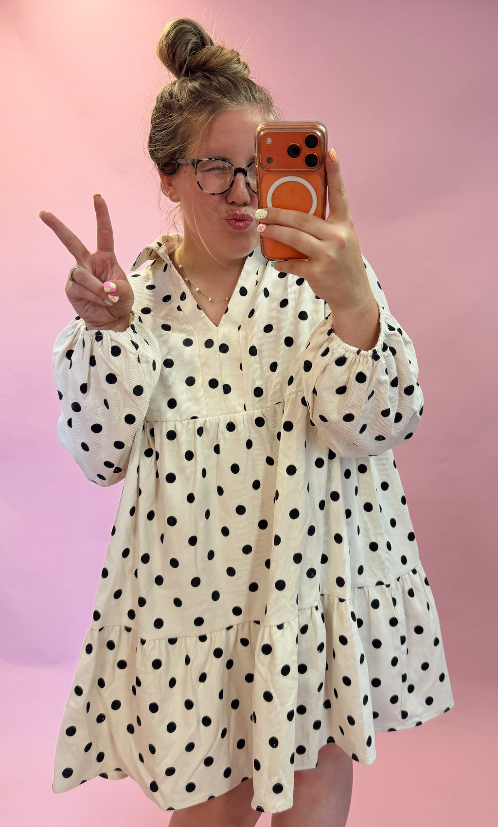 Pretty in Polka Dots Dress