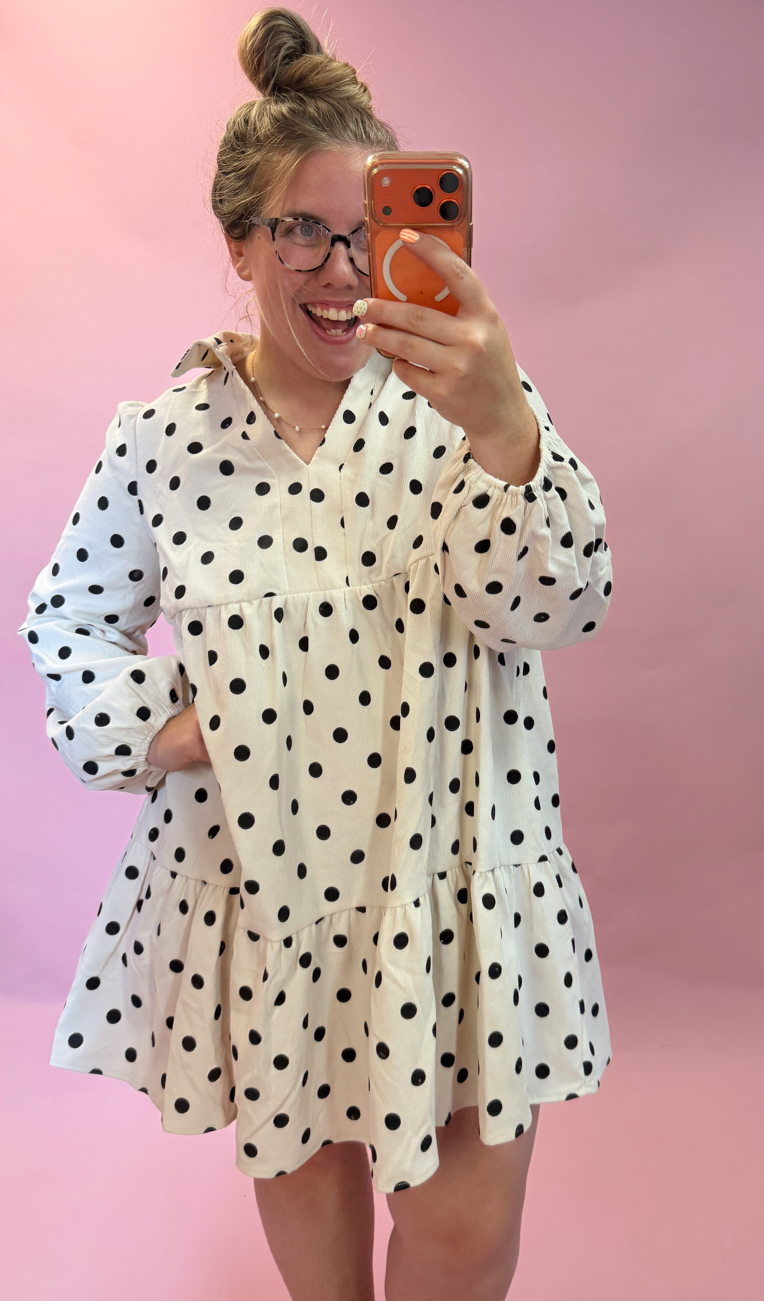 Pretty in Polka Dots Dress