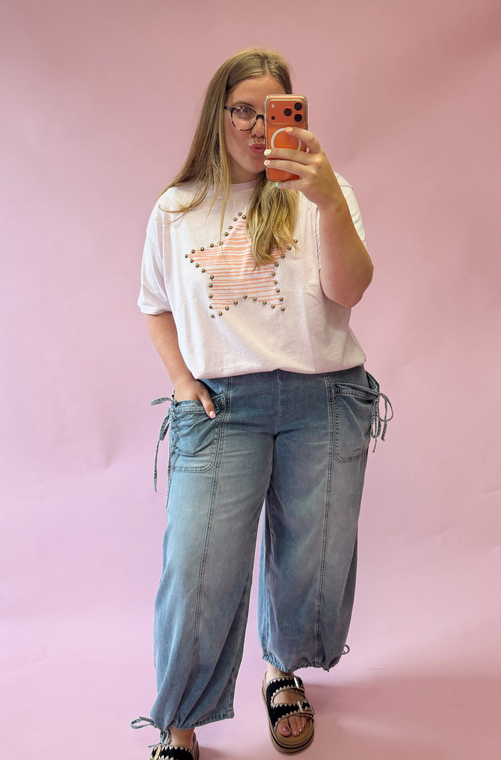 Tied Up in Denim Pants