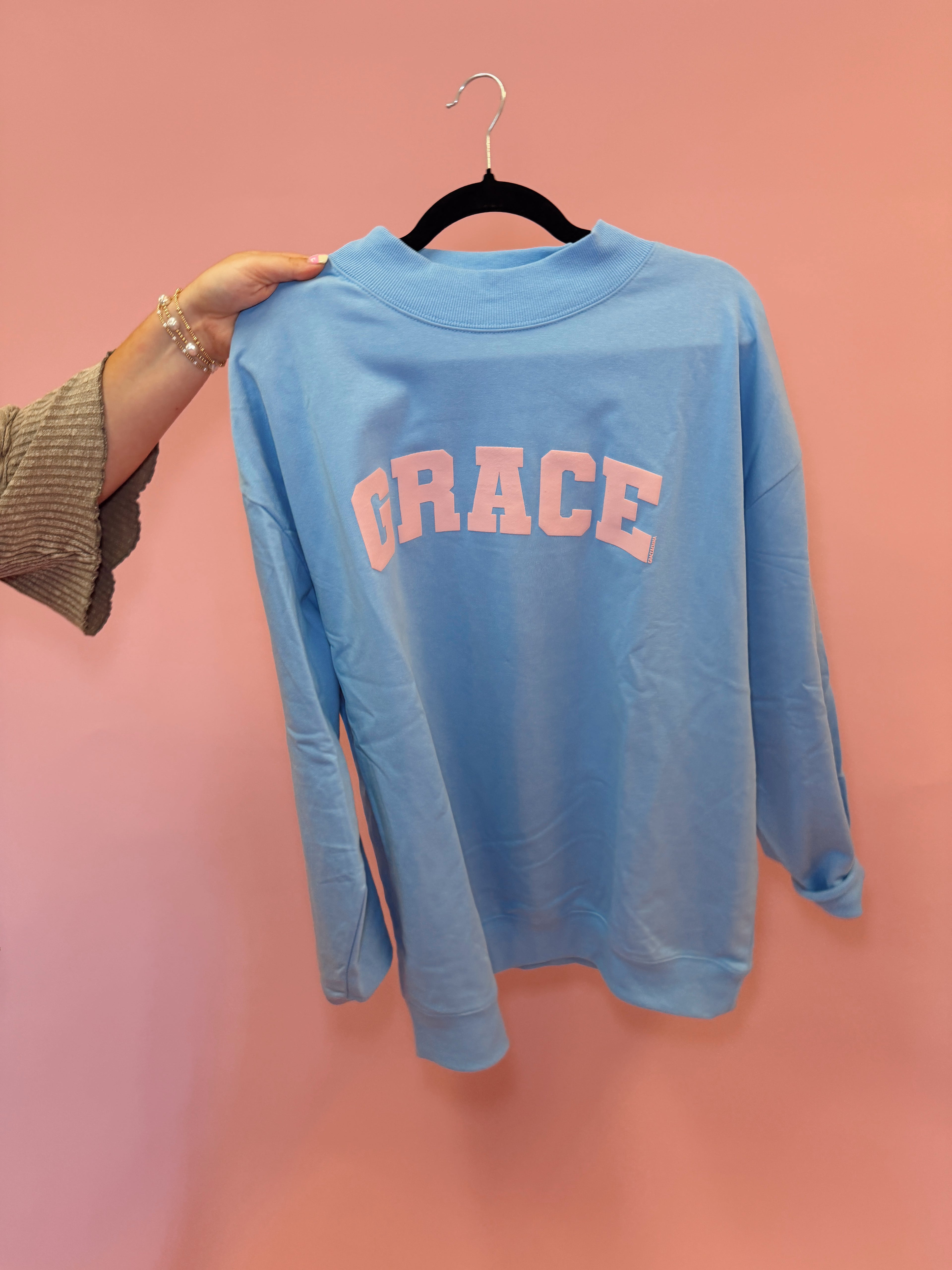 Grace Mock Neck Sweatshir