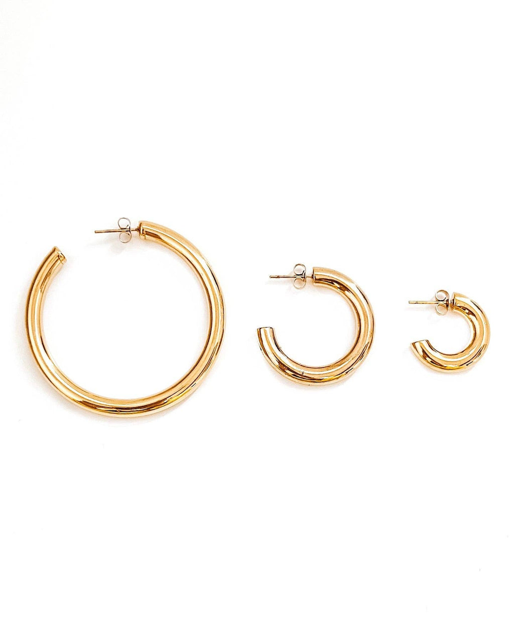 Ethel Gold Hoop Earrings