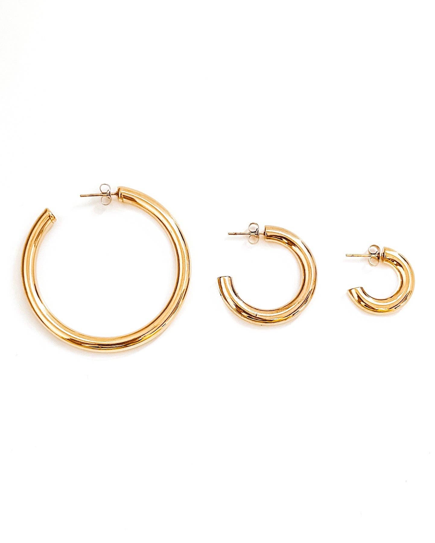Ethel Gold Hoop Earrings