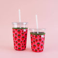 Aesthetic strawberry cup holder for car drink holder